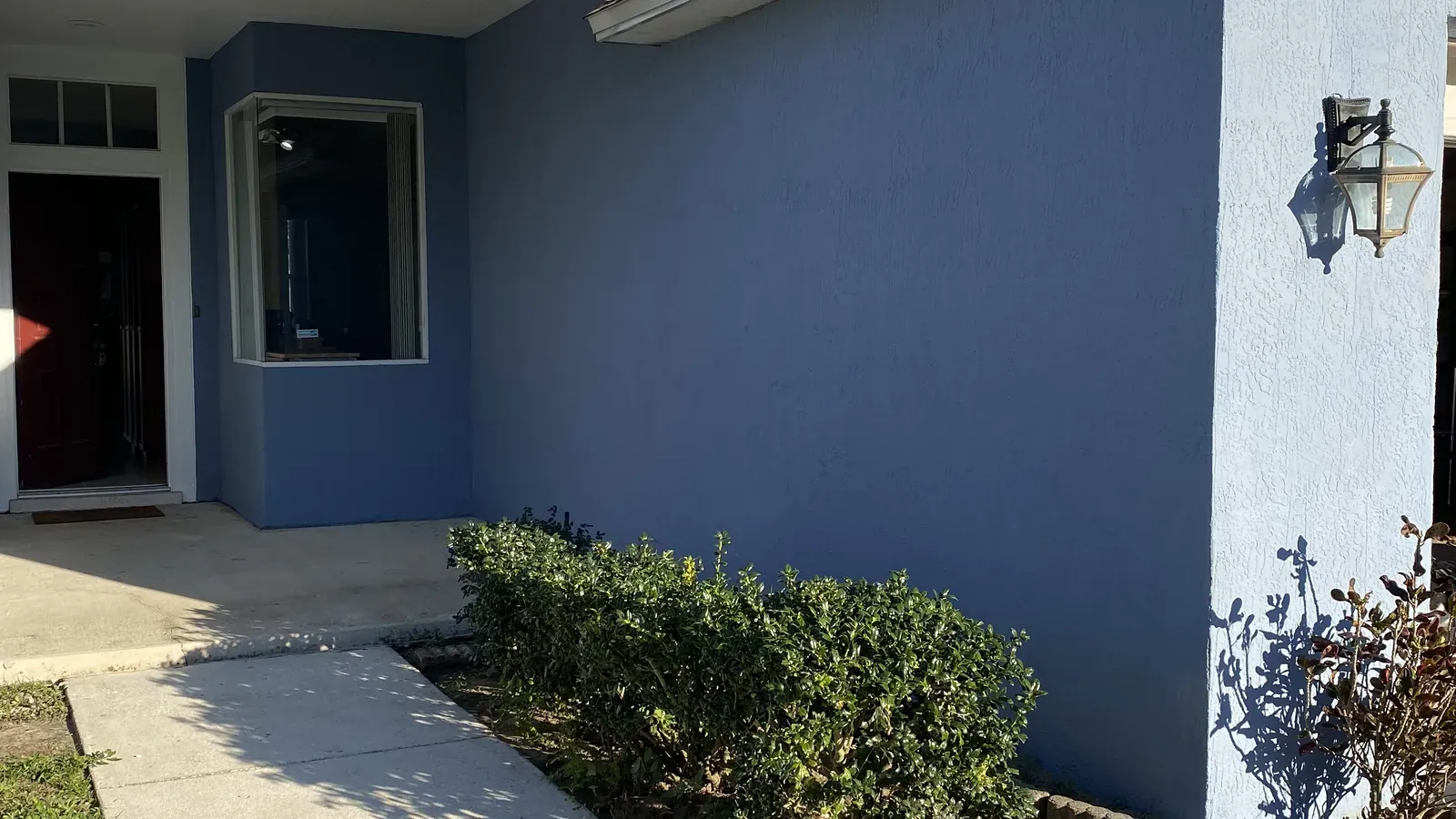 Home exterior after repainting