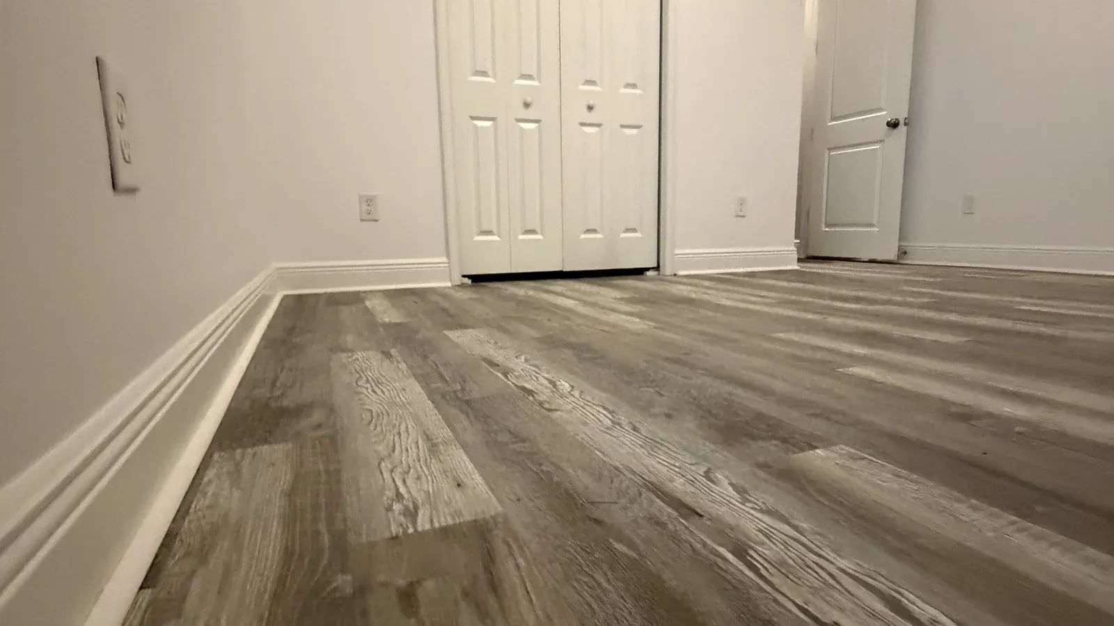 Room after new flooring